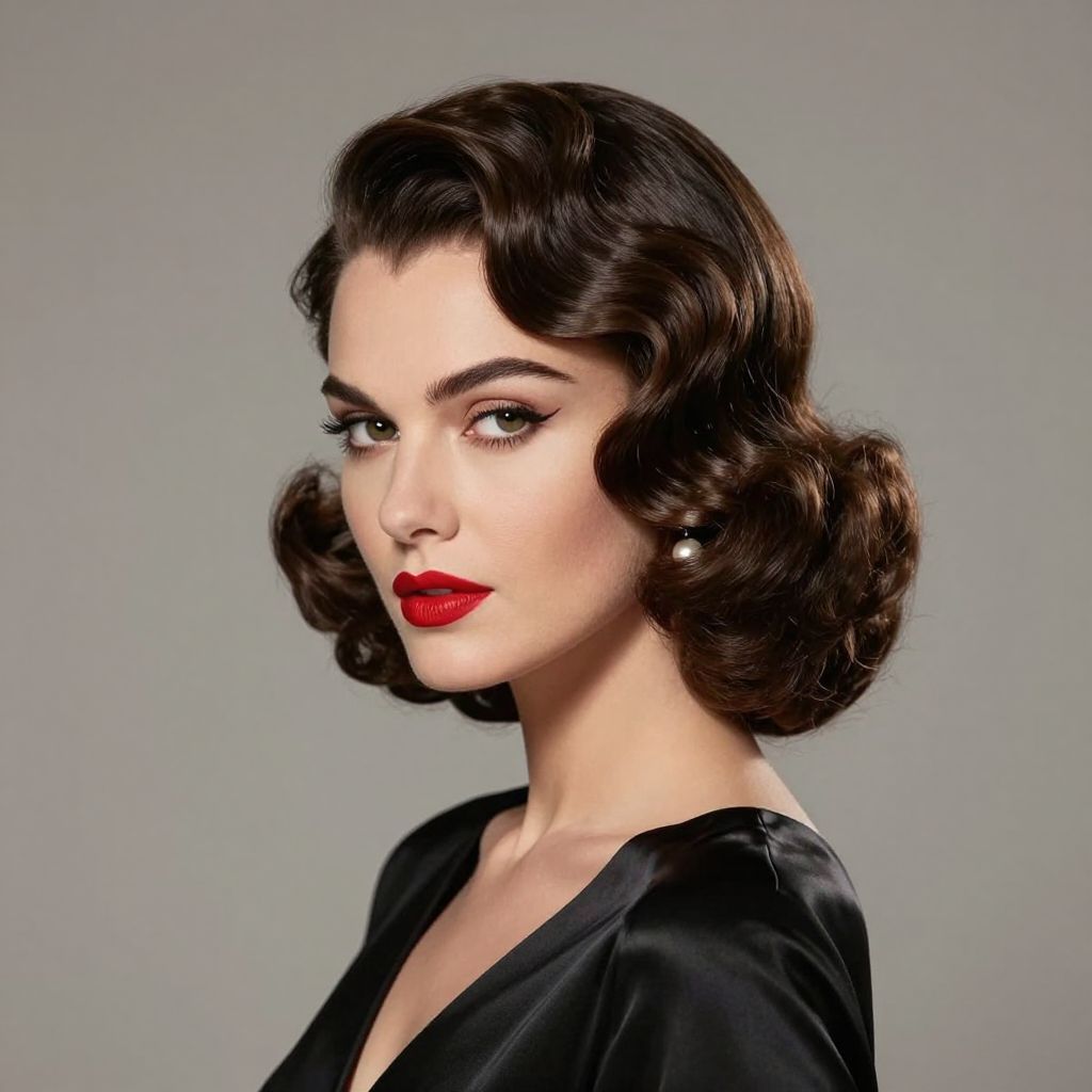 The Elegant Finger Wave Updo