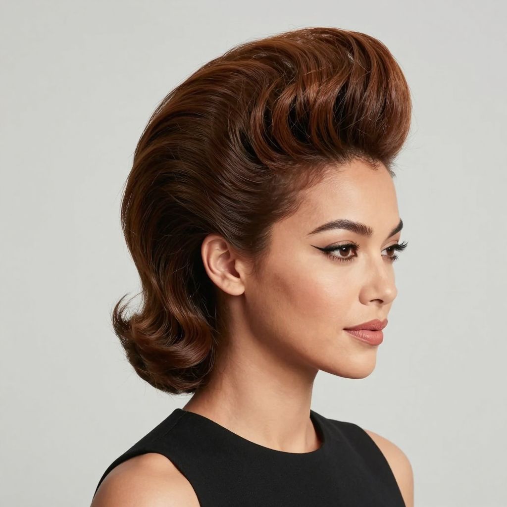 The Pompadour Updo
