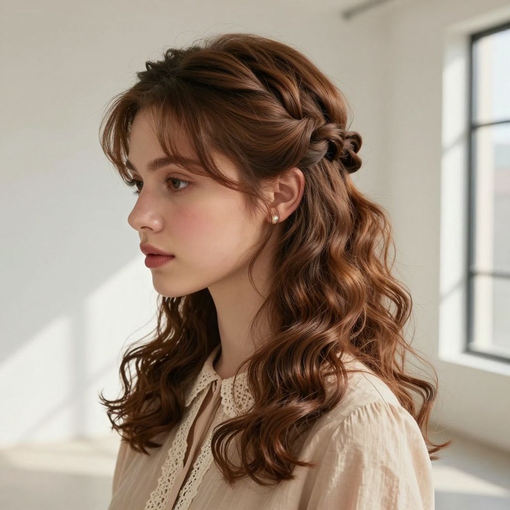 Half-Up Victory Twist
