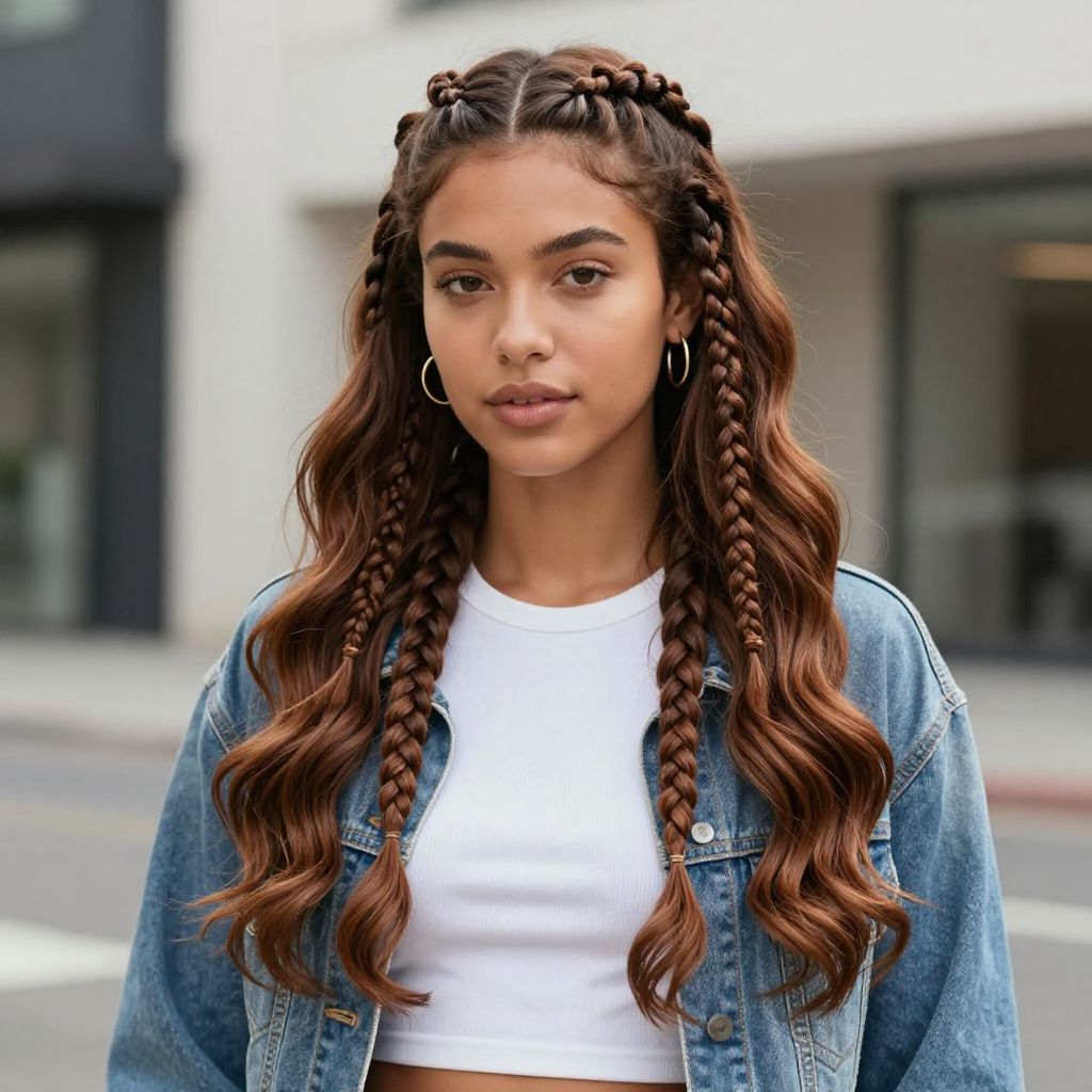 Twisted 2 Braids with Baby Hairs