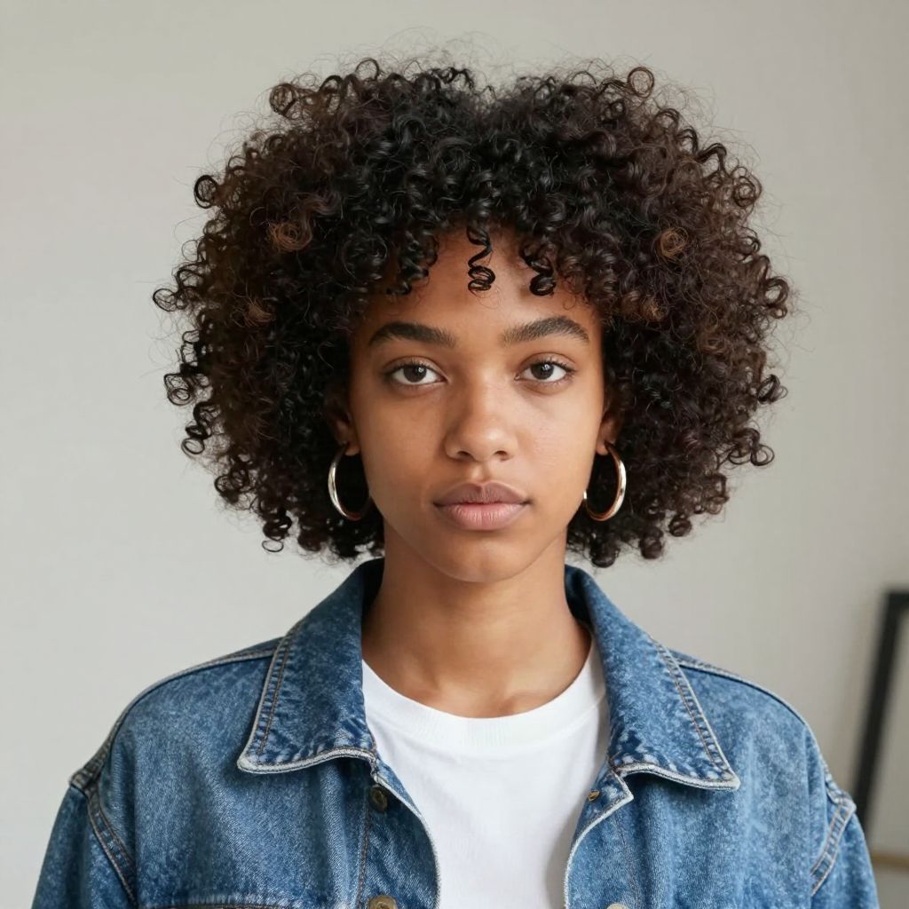 Rounded Afro Shape