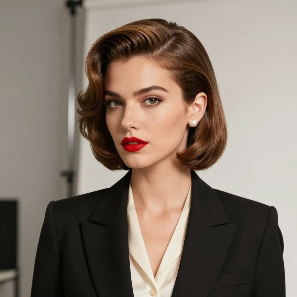 Pageboy With Glossy Ends