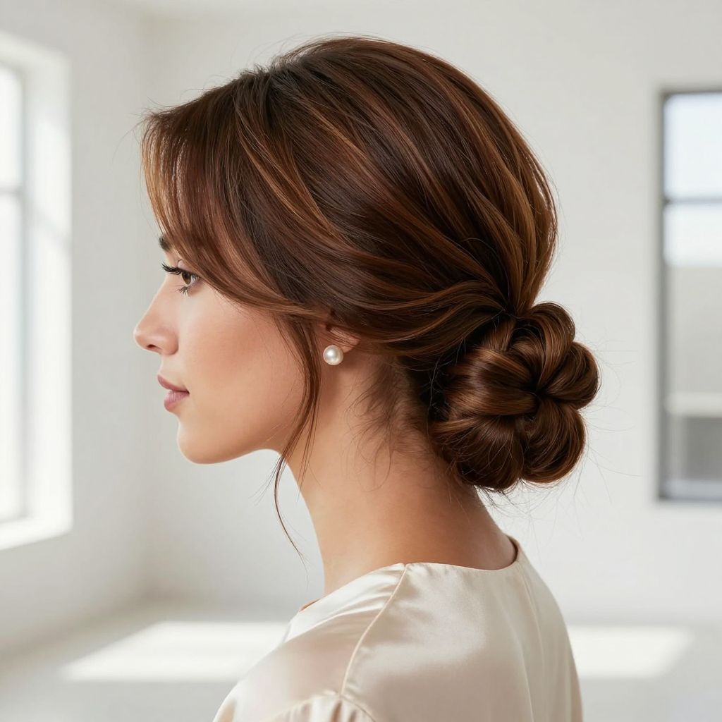 Twisted Low Bun