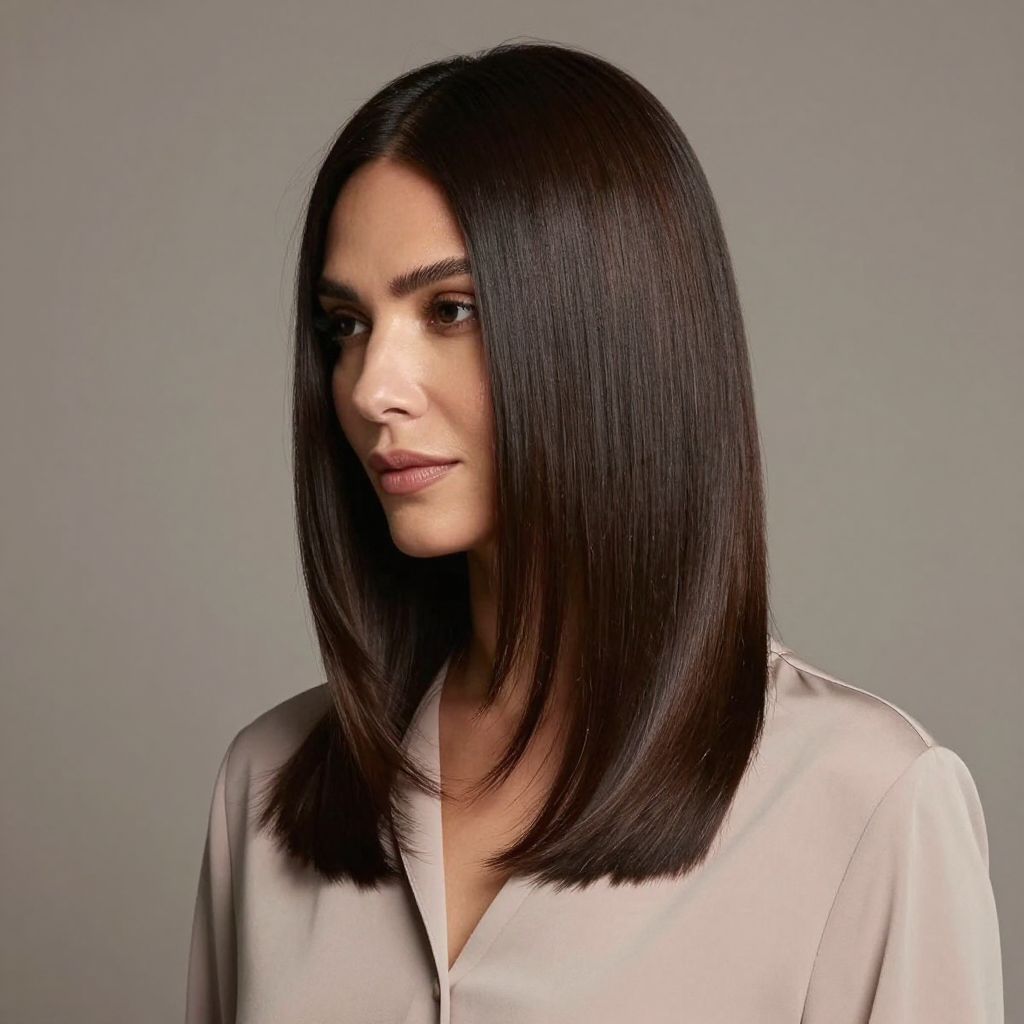 Sleek Layers With Outturned Ends