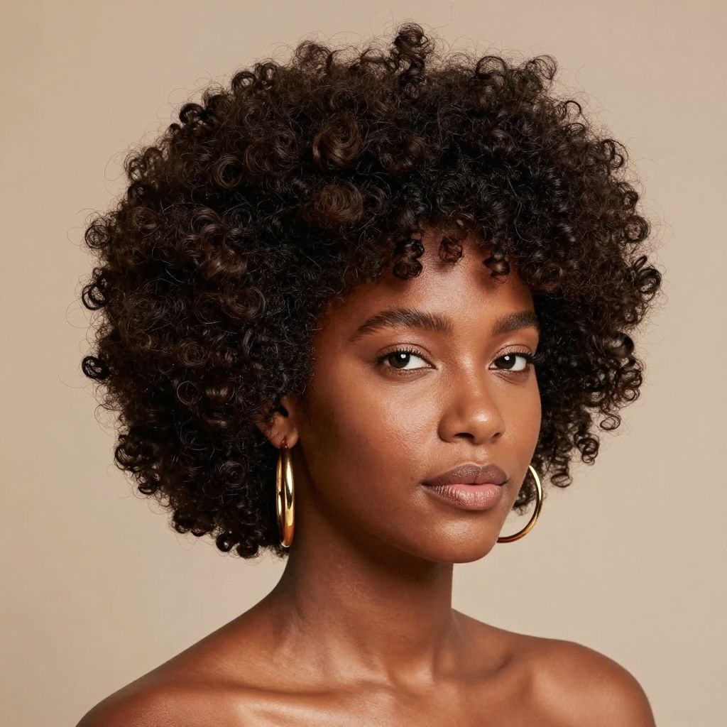 Soft Afro With Rounded Shape