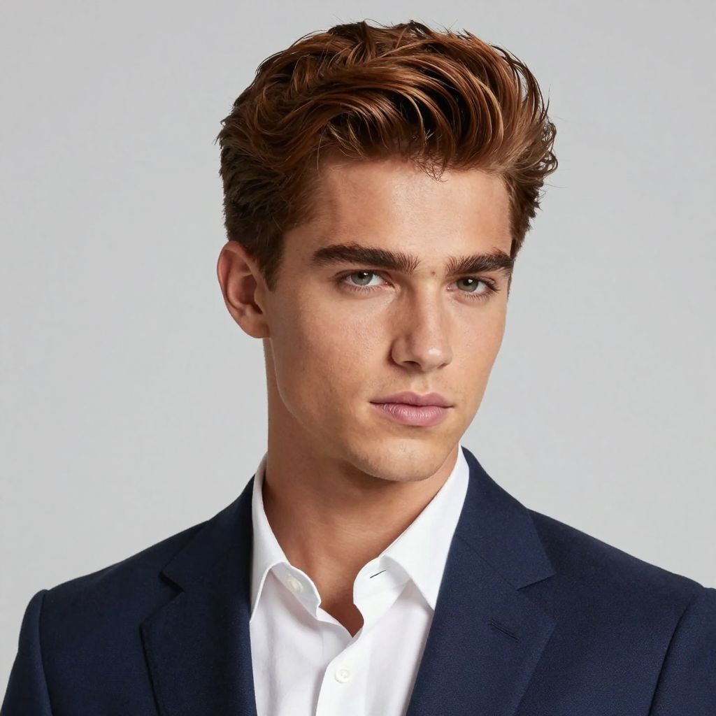Side Part Power Look
