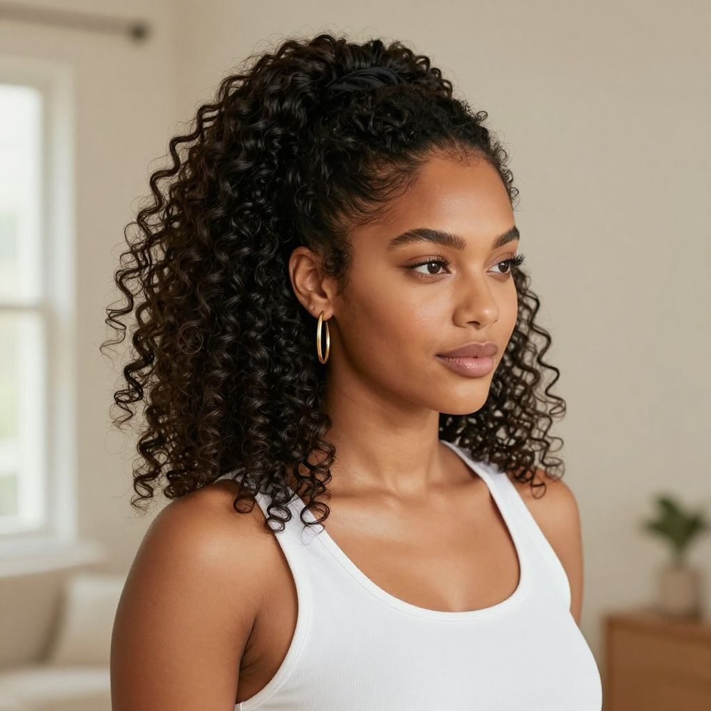 Afro Puff Ponytail
