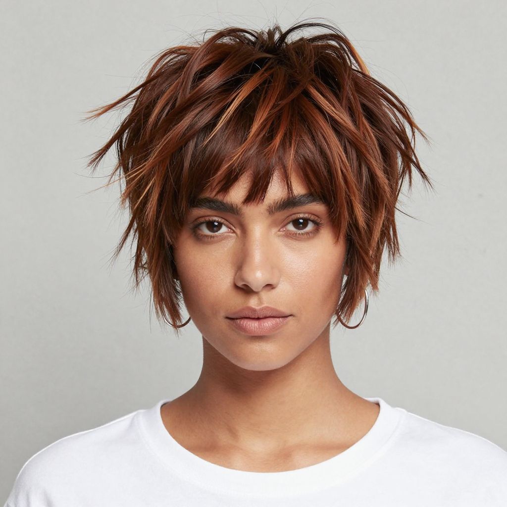 Choppy Pixie with Textured Layers