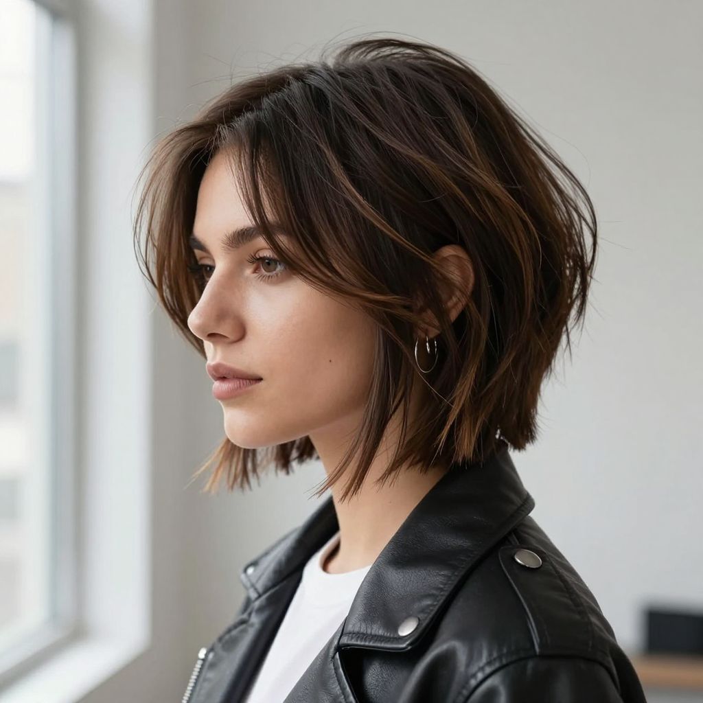 Razor Cut with Choppy Ends