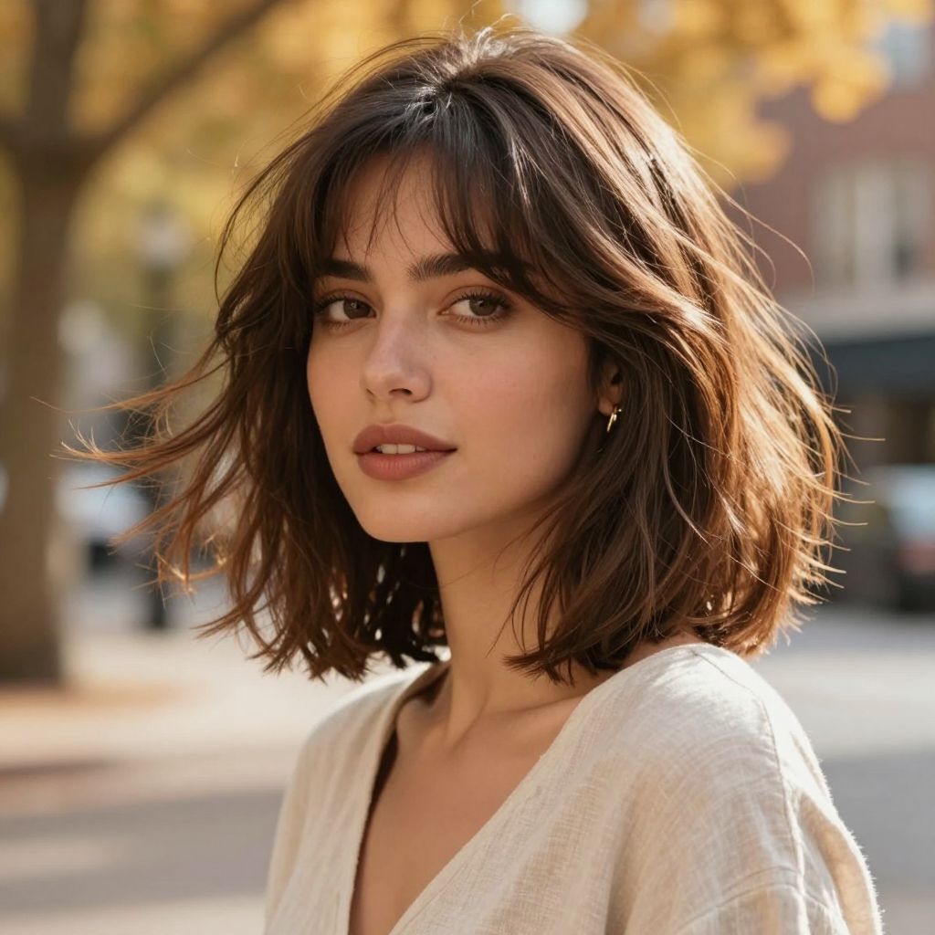 Breezy Bob with Wispy Bangs