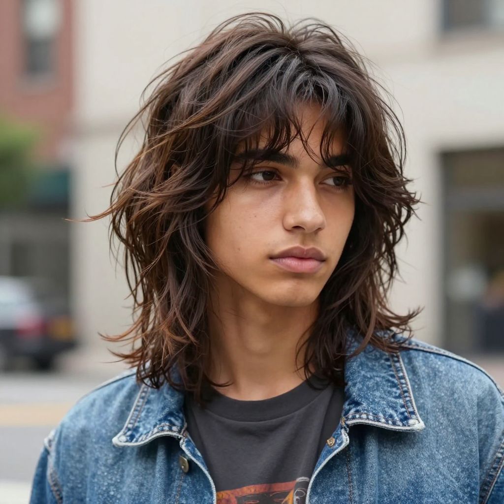 Tousled Layered Shag