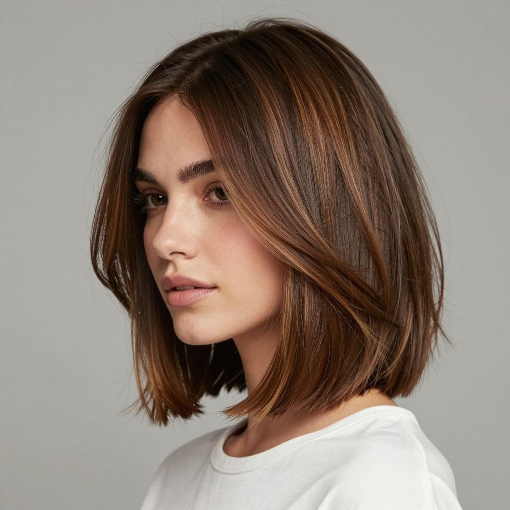 Short Bob with Wispy Ends