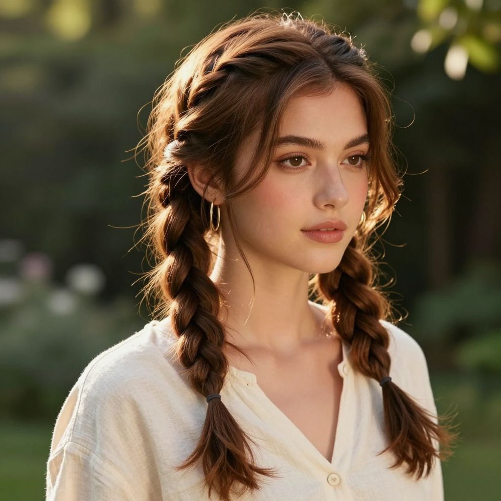 Twin Braids with Loose Strands