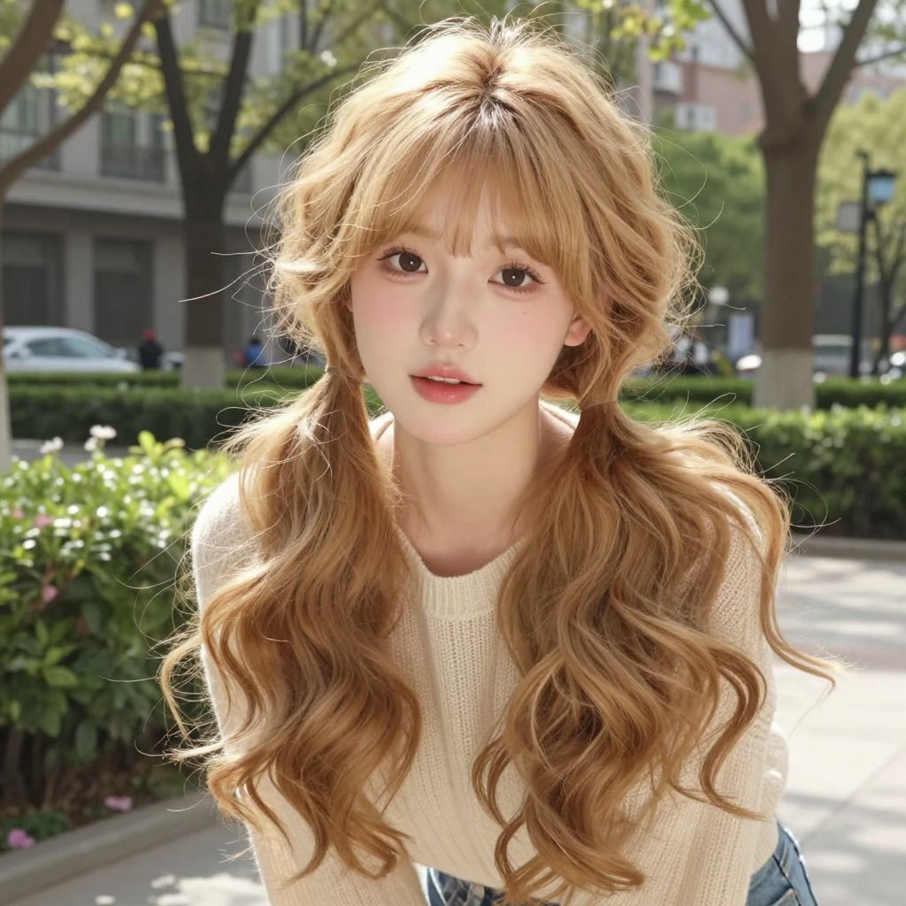 Loose Pigtail Waves