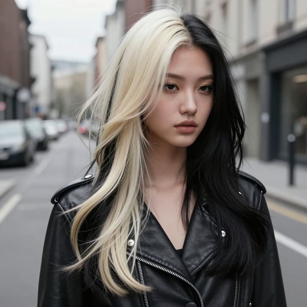 Split Dye Long Layers