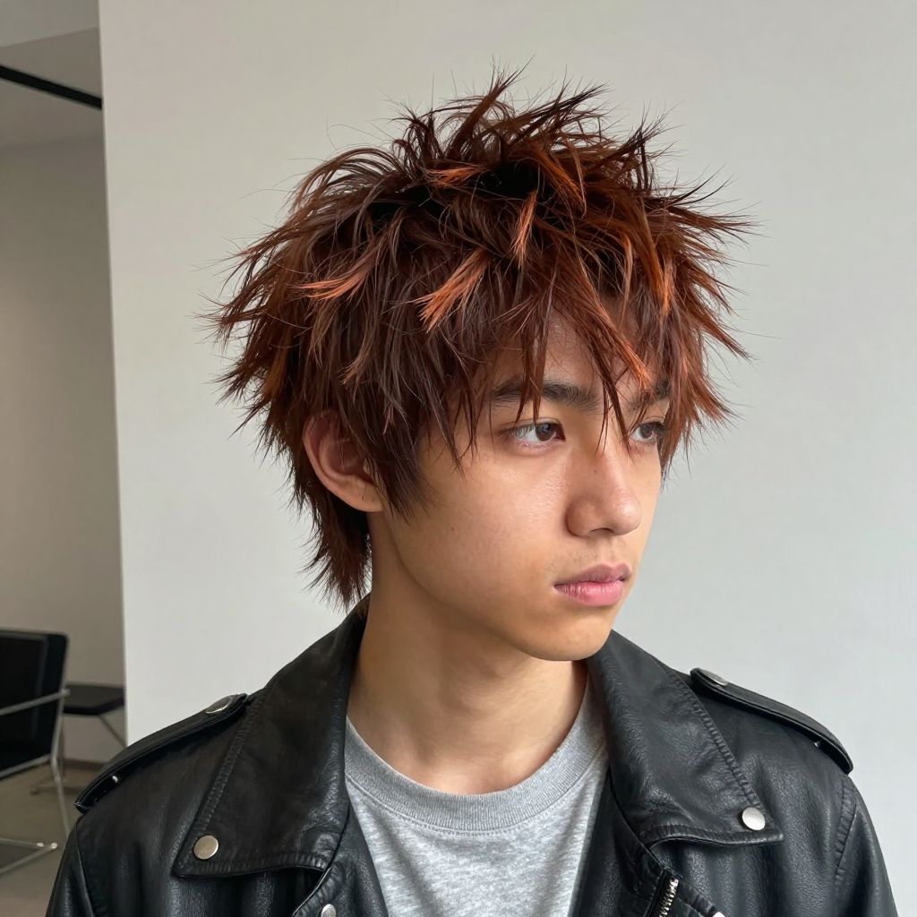 Spiky Tousled Layers