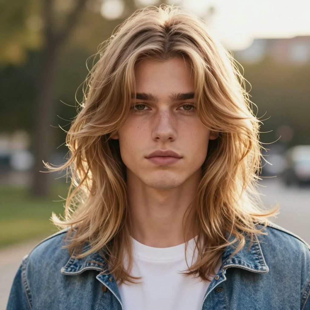 Soft Waves with Curtain Bangs