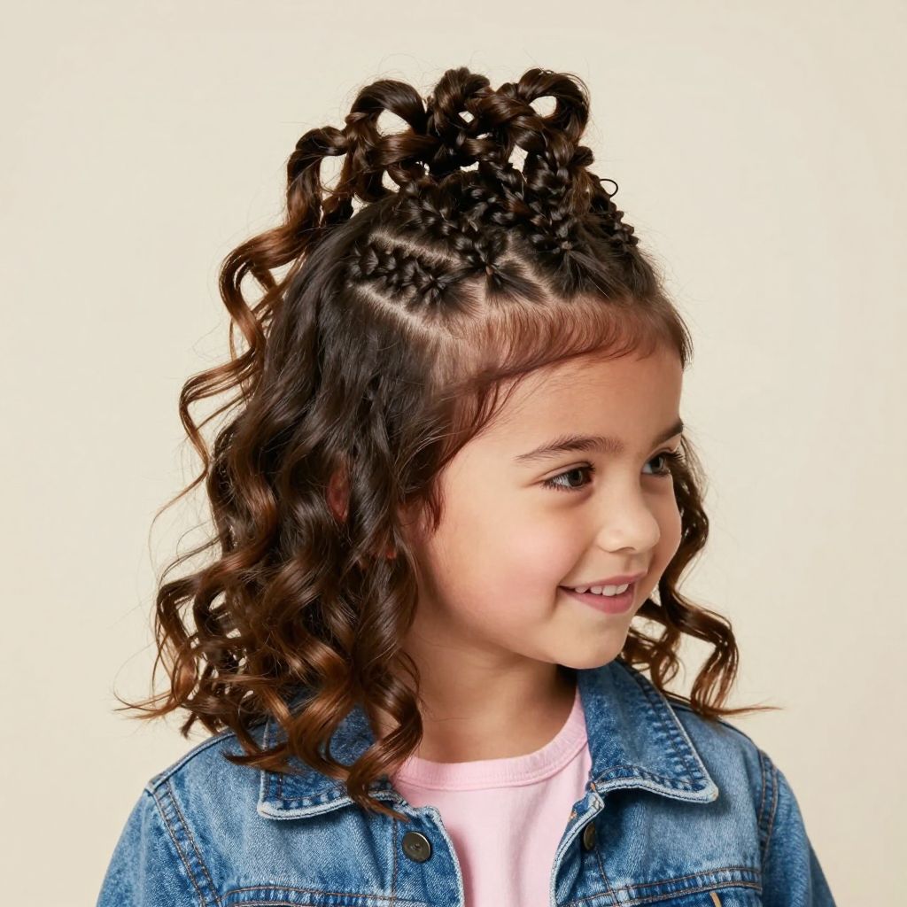 Baby Braided Mohawk