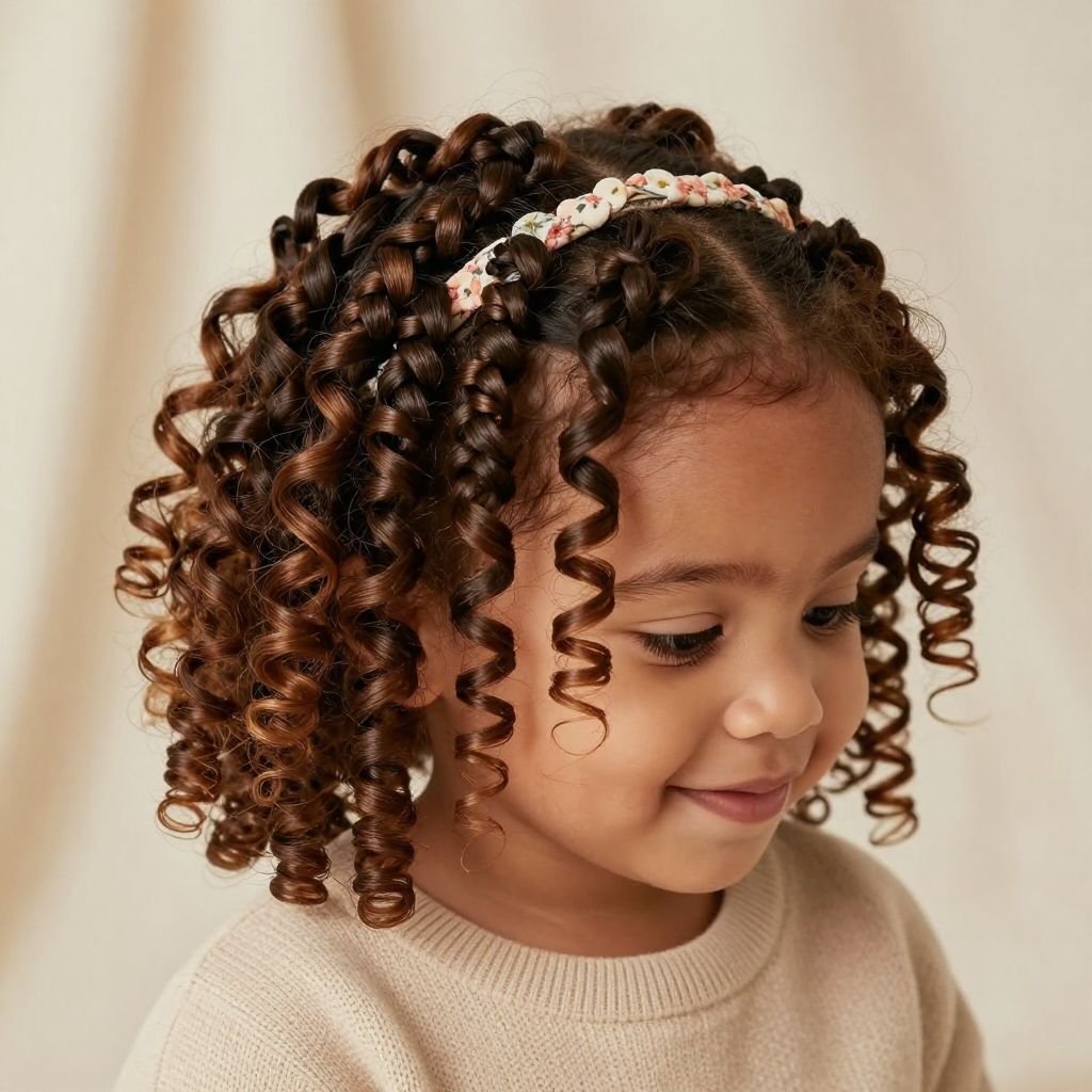 Baby Crown of Braided Blossoms