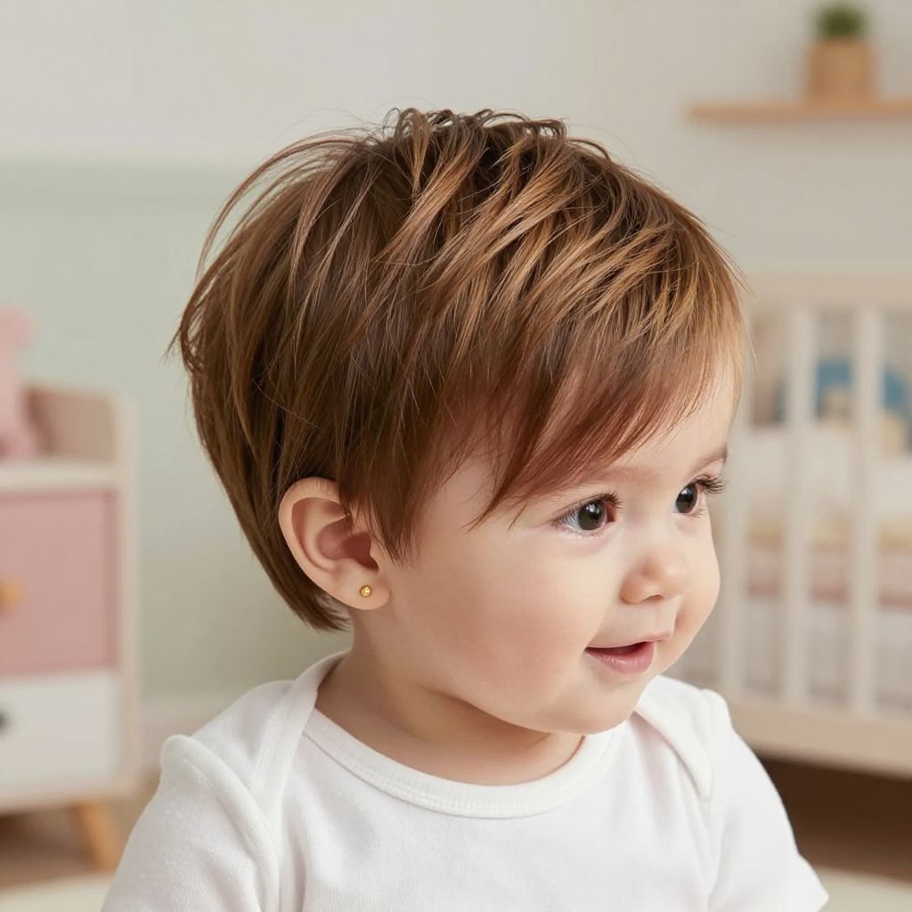 Side Swept Baby Pixie