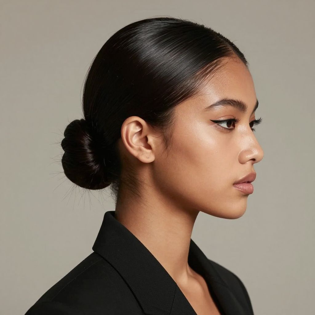 Sleek Low Bun
