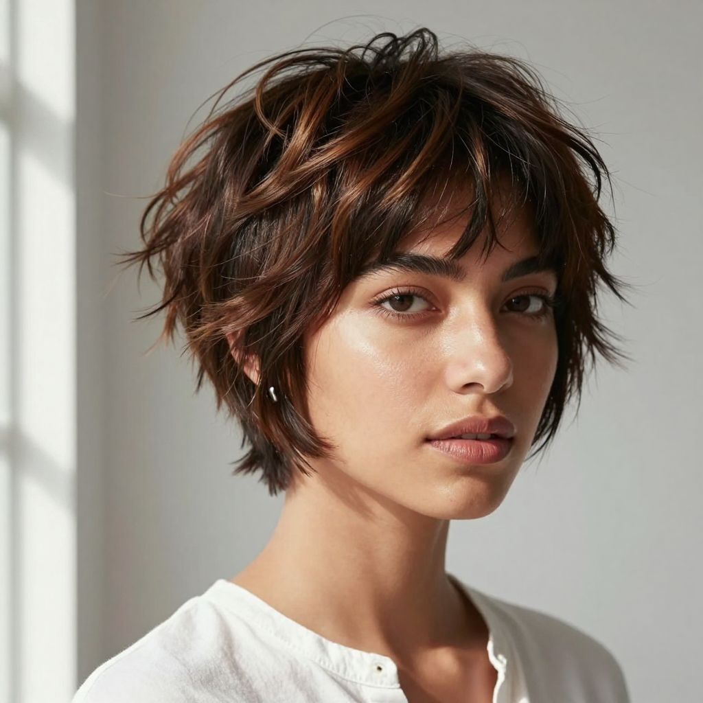 Textured Pixie with Volume