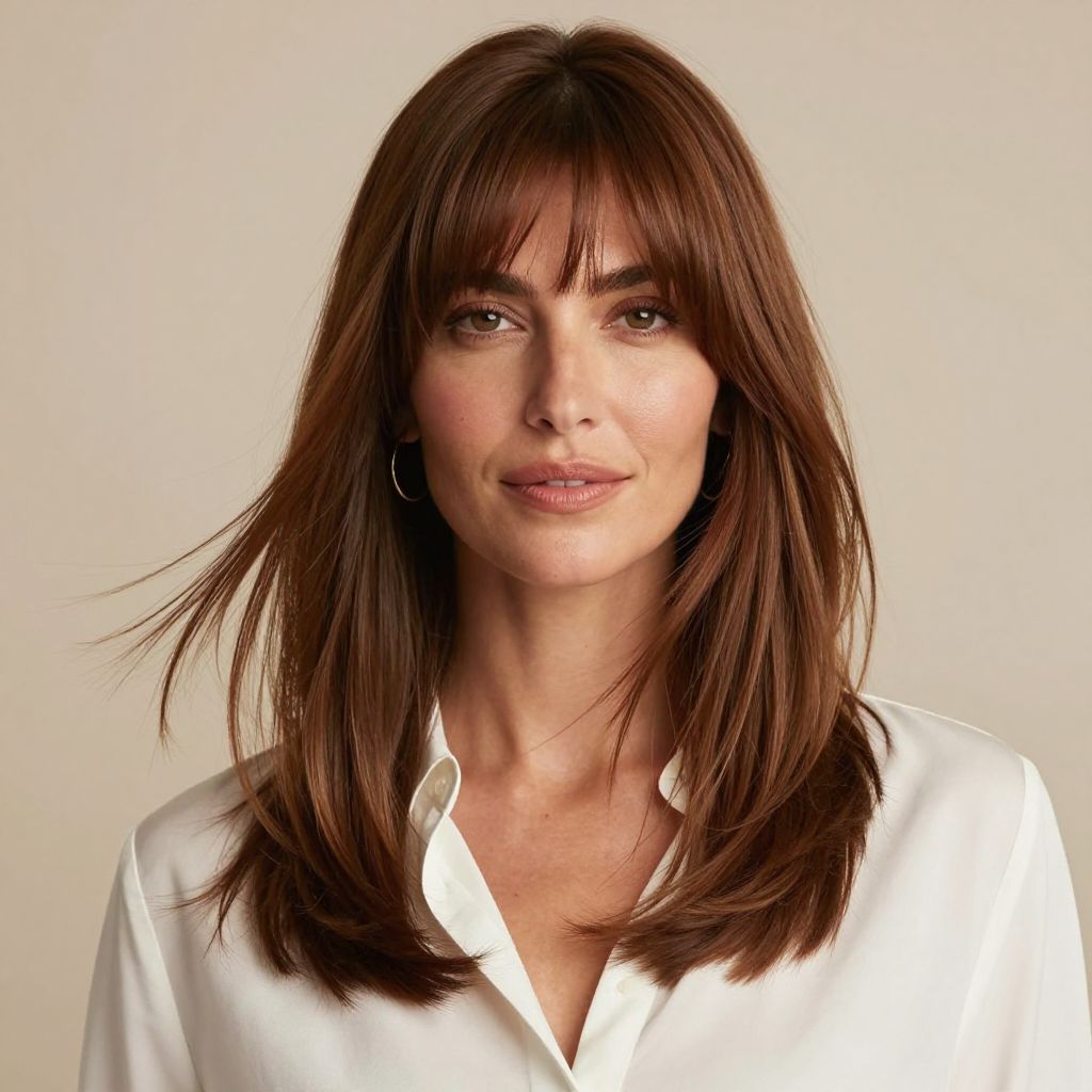 Feathered Layers with Side Bangs