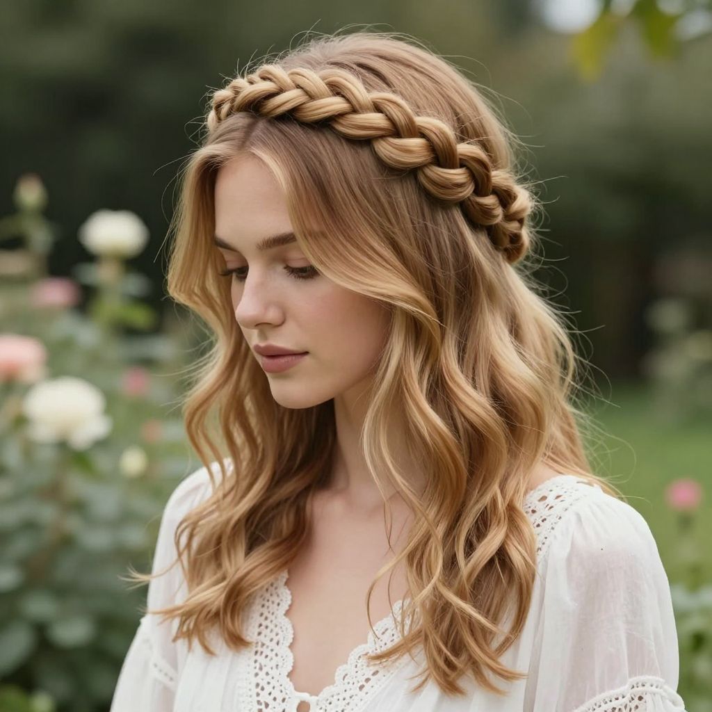 Romantic Braided Crown