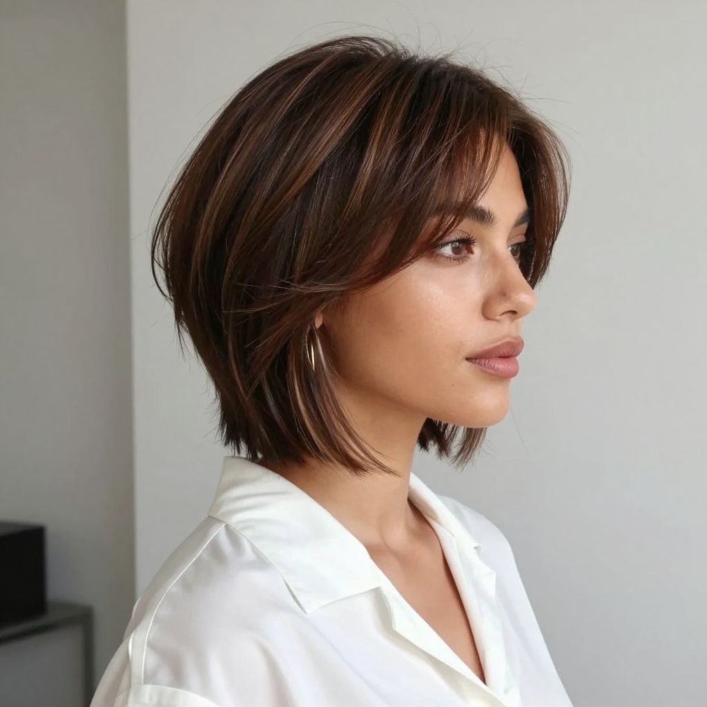 Pixie Cut with Side Sweep