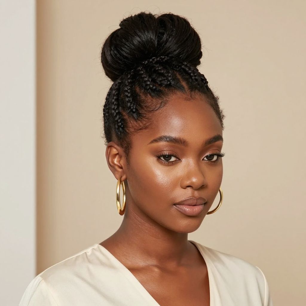 Senegalese Twist Updo
