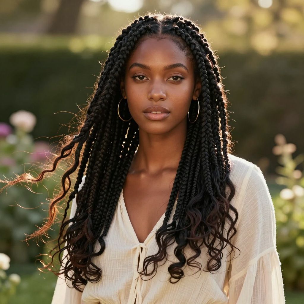 Ladder Braids with Loose Ends
