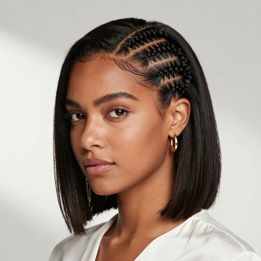 Geometric Cornrow Patterns