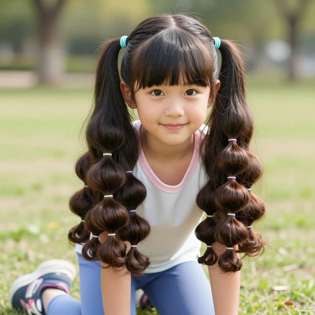 Bubble Ponytails