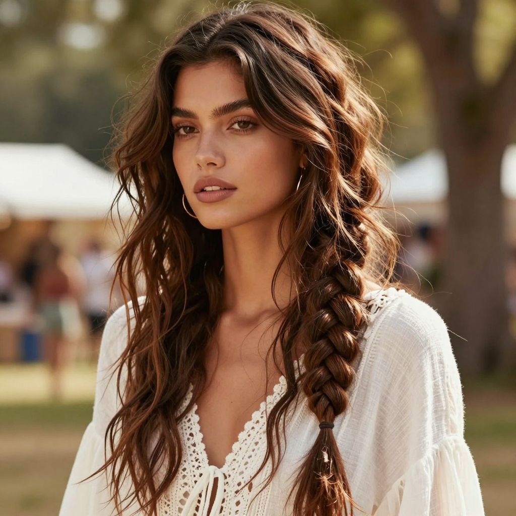 Messy Fishtail Braid