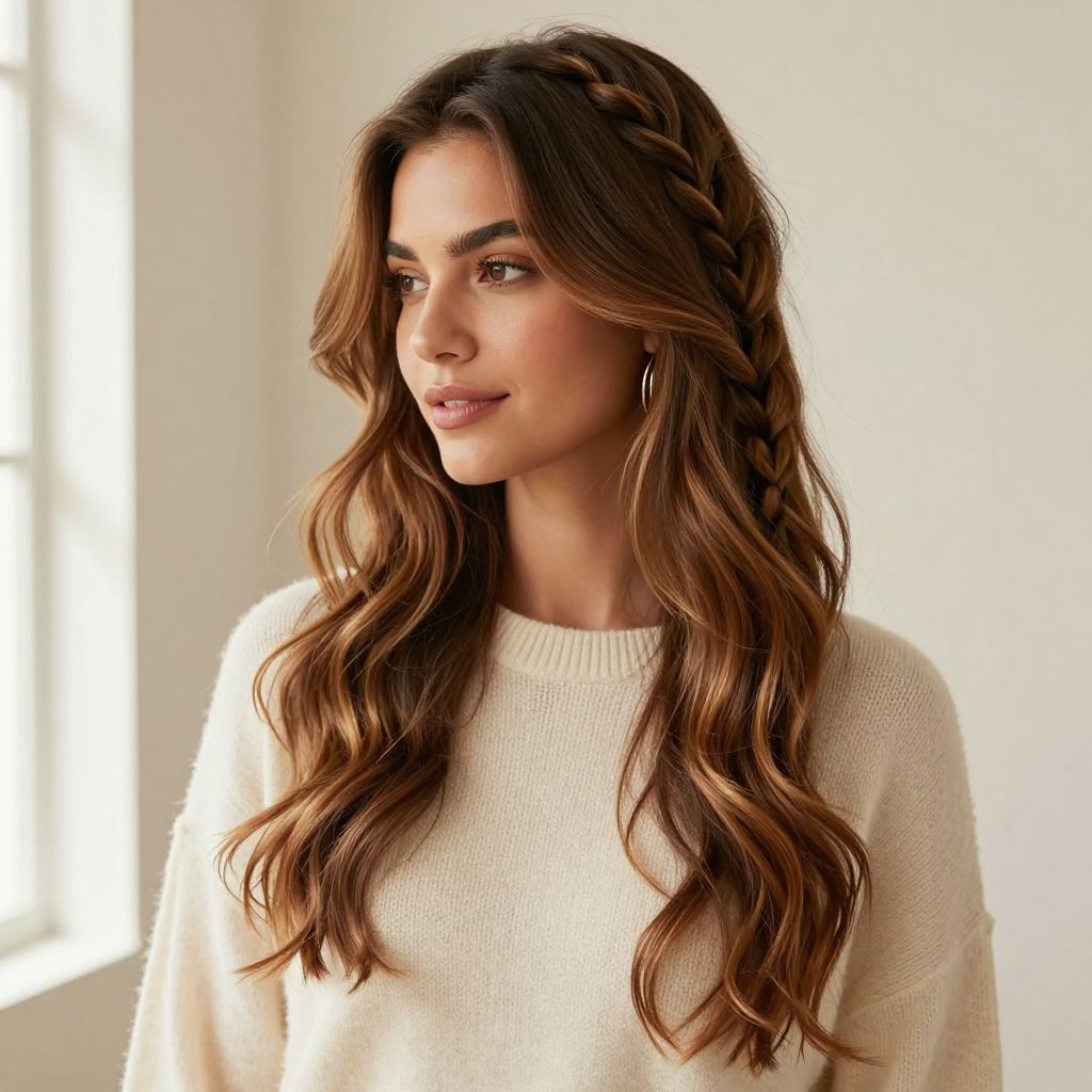 Side Braid with Loose Waves