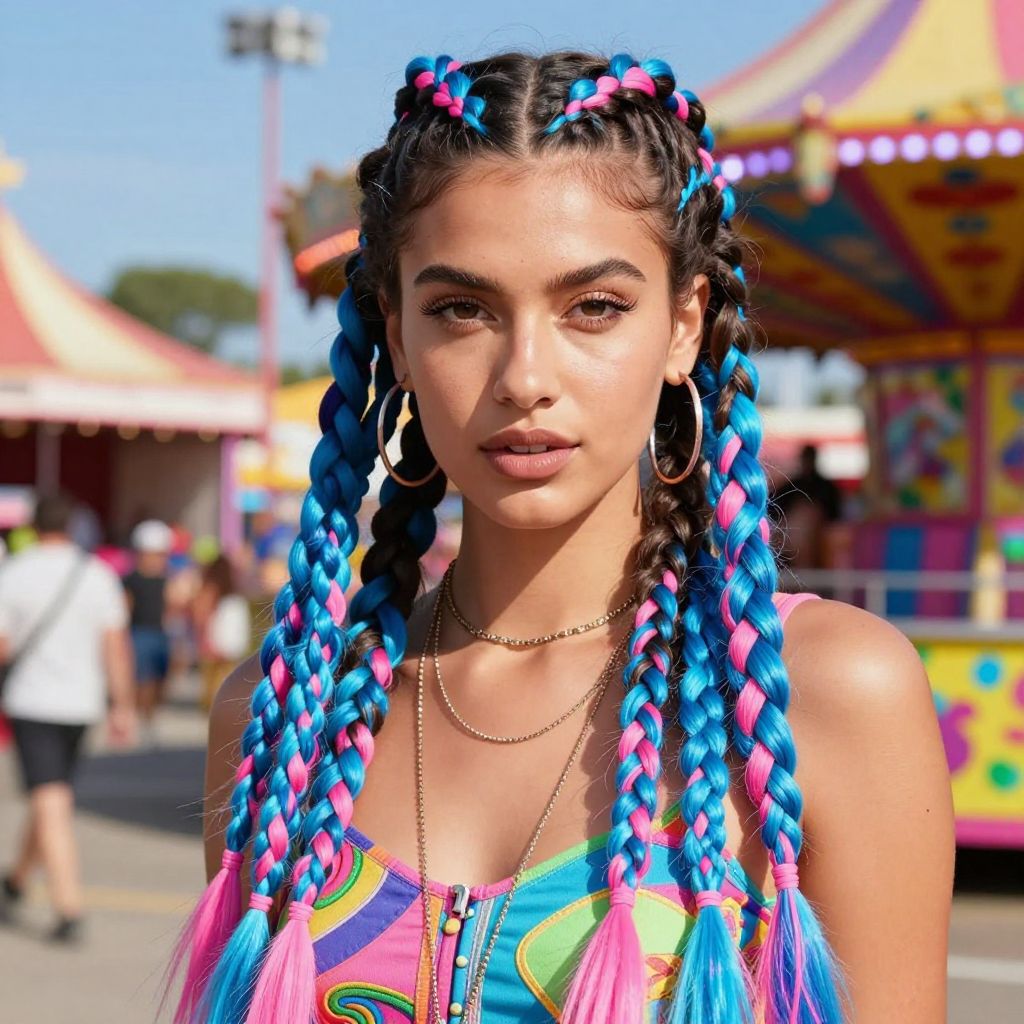 Color Pop Box Braids