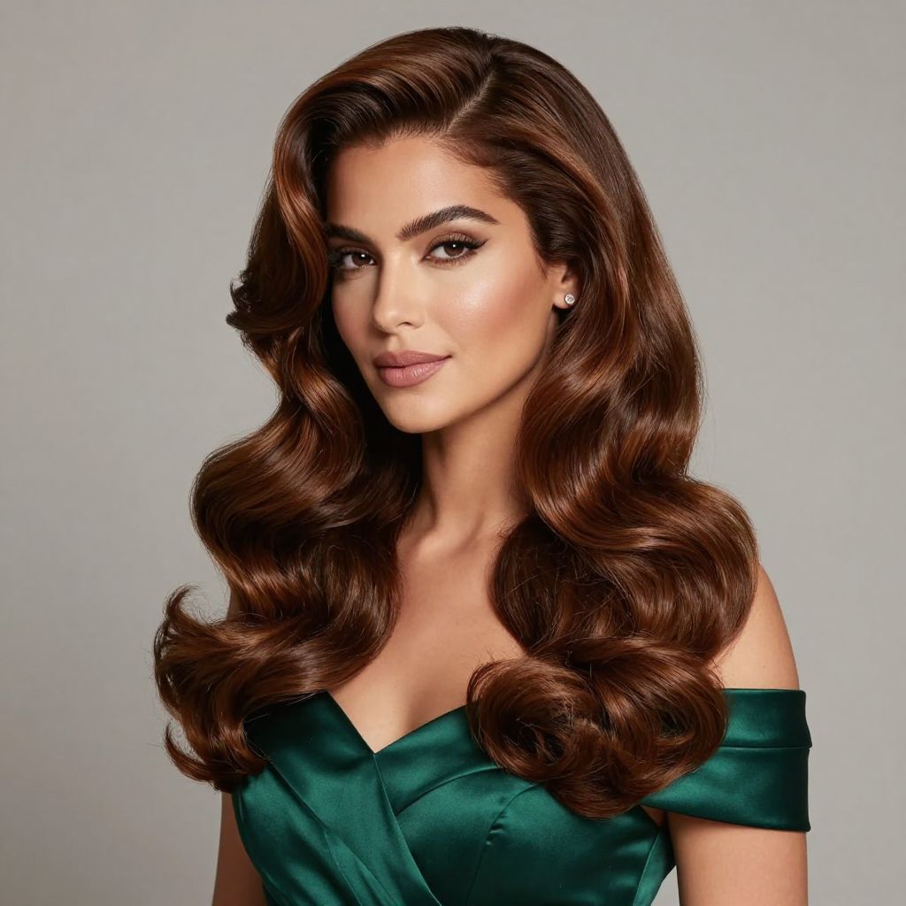 Glamorous Hollywood Waves