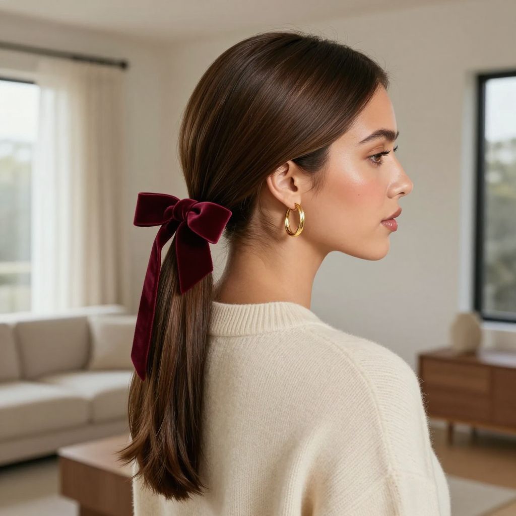 The Ribbon-Tied Ponytail