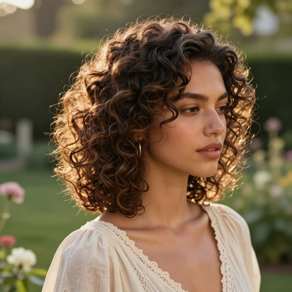 The Natural Curls Updo