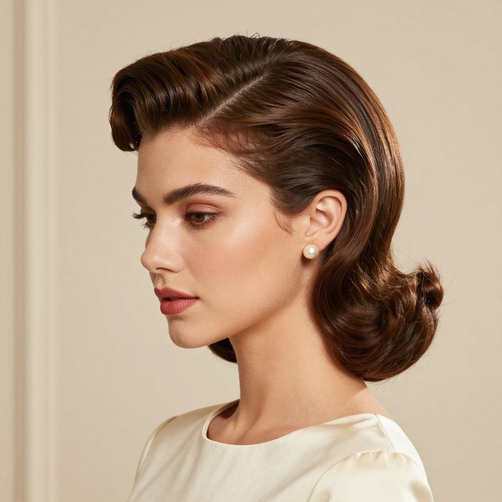 Vintage-Inspired Bouffant