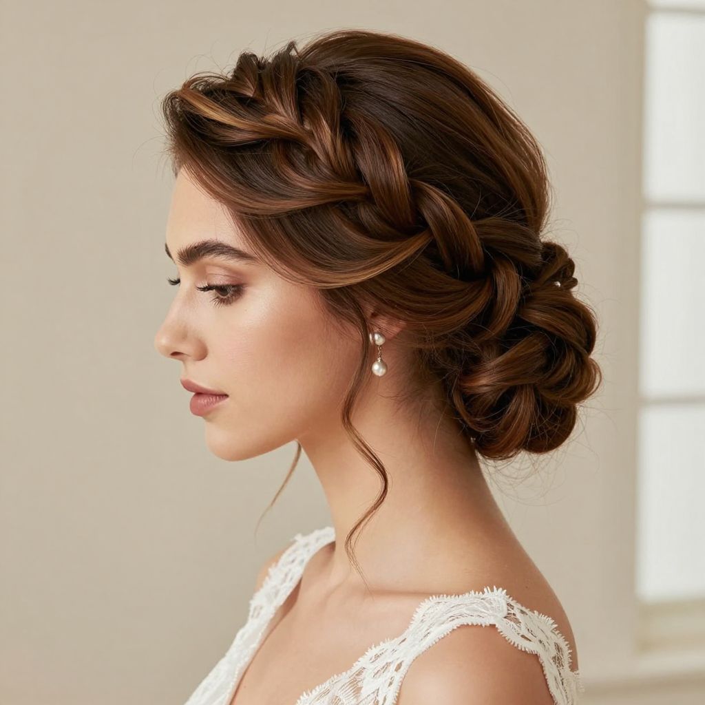 Bubble Braid Updo