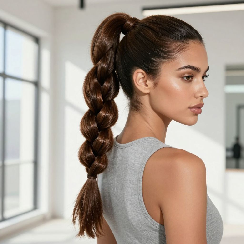 Bubble Braid Ponytail