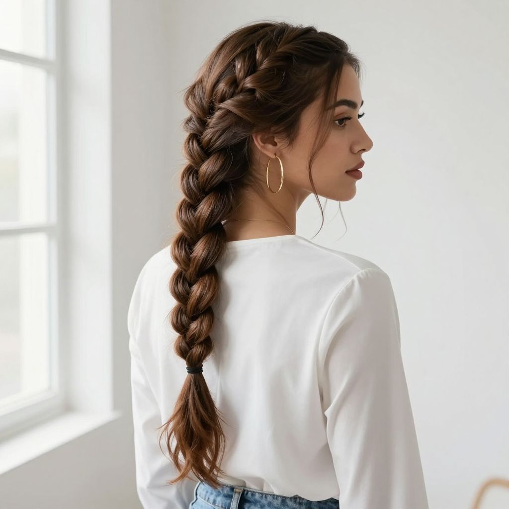 Bubble Braid with Underbraid Accent