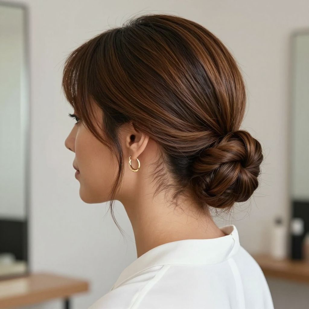 Sleek Low Bun