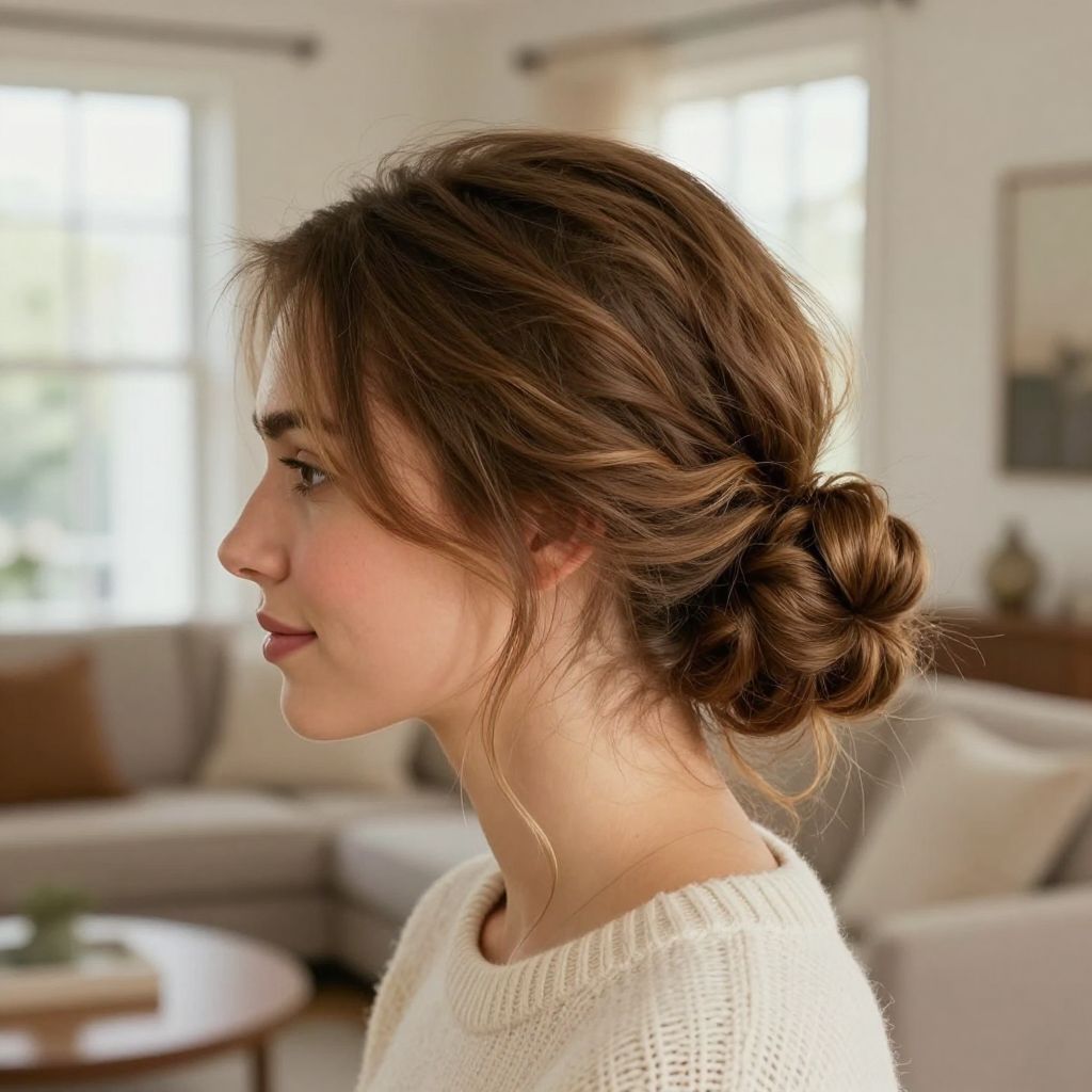 Slept In Bun