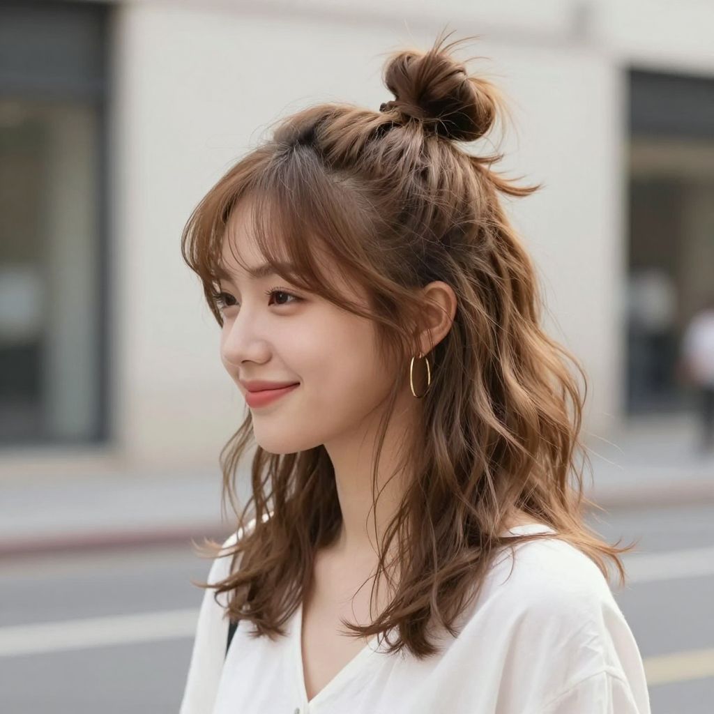 Messy High Bun