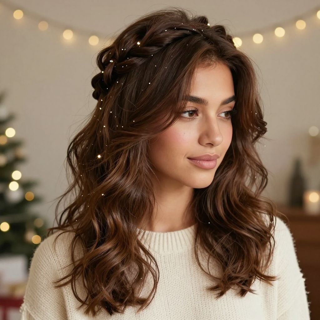 Glittery Twisted Crown