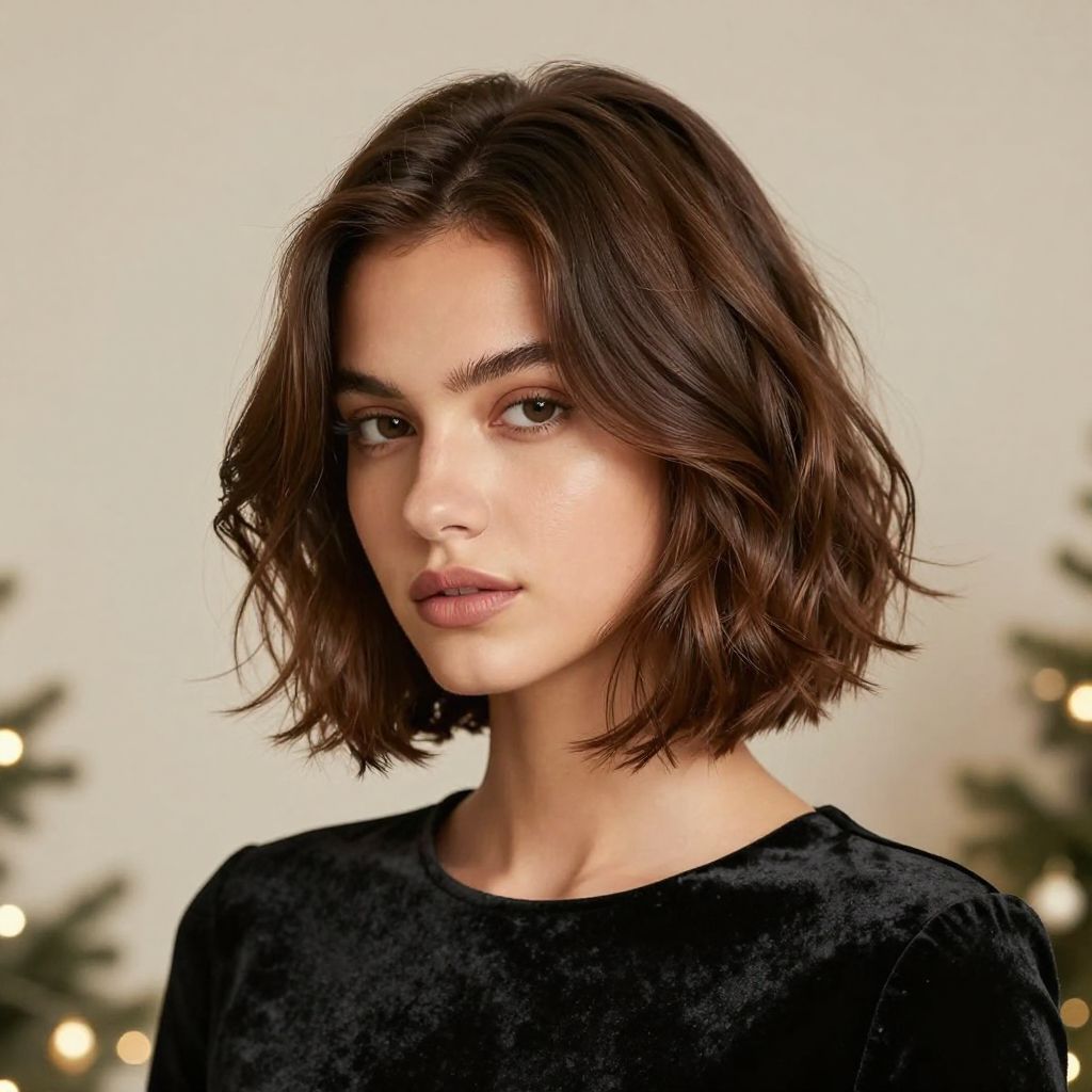 Faux Bob with Loose Waves