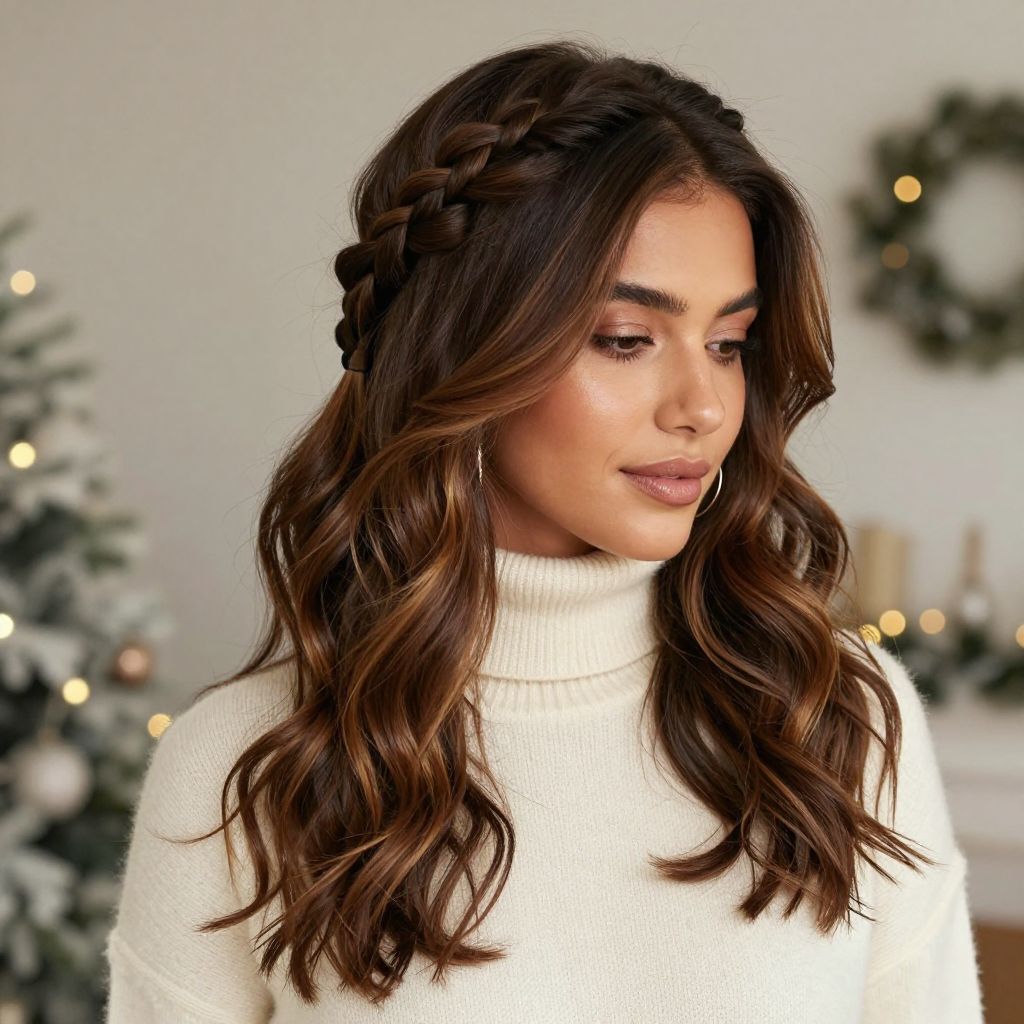 Side-Swept Braided Halo