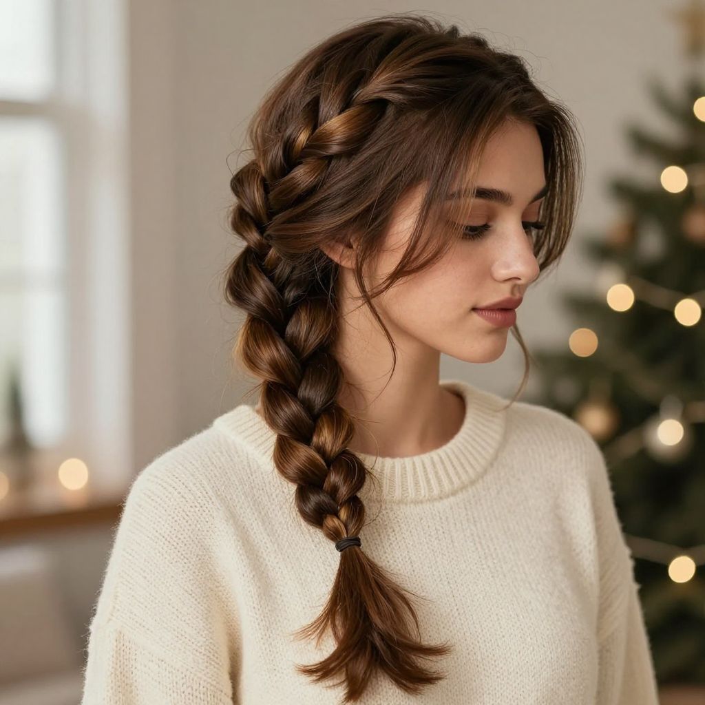 Festive Fishtail Braid